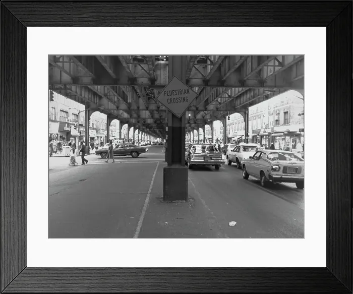 Framed Print : Brighton Beach Pedestrian Crossing