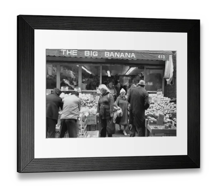 Framed Print : The Big Banana, Brighton Beach, Brooklyn