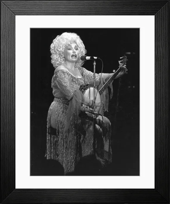 Framed Print : Dolly Parton Performing In Atlantic City Framed Print : Dolly Parton Performing In Atlantic City