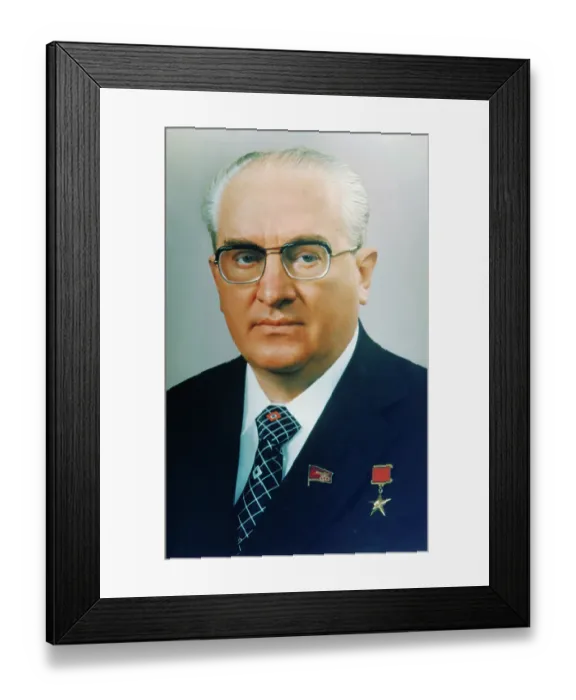 Framed Print : Russia's Yuri V. Andropov Framed Print : Russia's Yuri V. Andropov