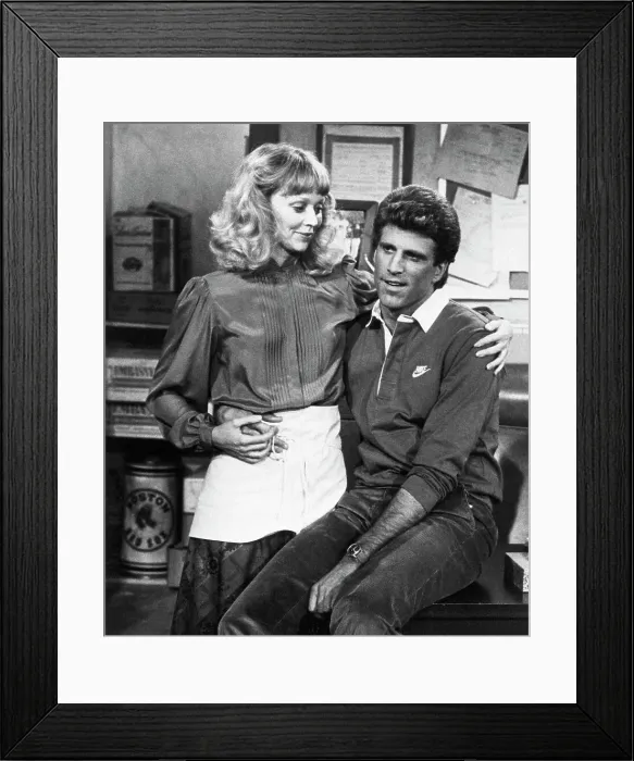 Framed Print : Shelley Long And Ted Danson as Sam and Diane