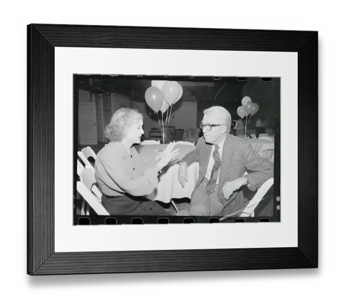 Framed Print : Portrait of Bette Davis and Jimmy Stewart Framed Print : Portrait of Bette Davis and Jimmy Stewart
