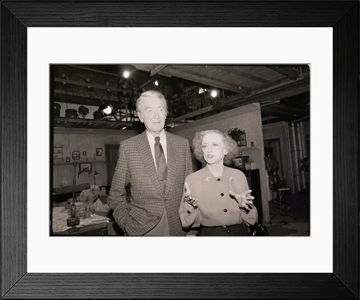 Framed Print : James Stewart and Bette Davis Framed Print : James Stewart and Bette Davis