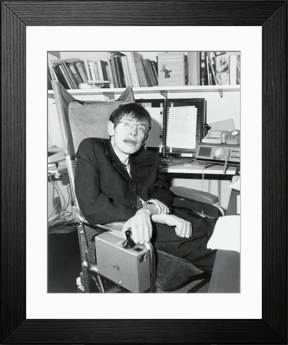 Framed Print : Portrait of Dr. Stephen Hawking Framed Print : Portrait of Dr. Stephen Hawking