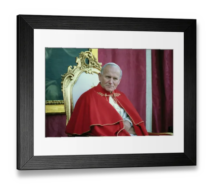 Framed Print : Pope John Paul II