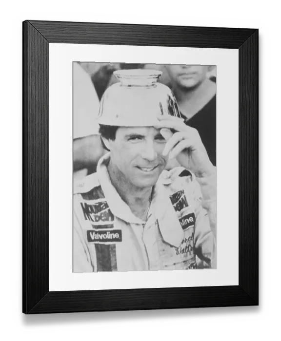 Framed Print : Darrell Waltrip Celebrating Framed Print : Darrell Waltrip Celebrating