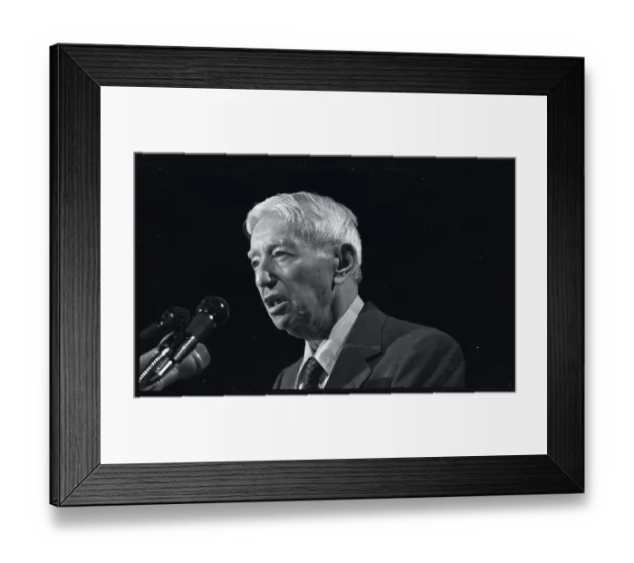 Framed Print : Hyman Rickover in Close-Up Photo Framed Print : Hyman Rickover in Close-Up Photo