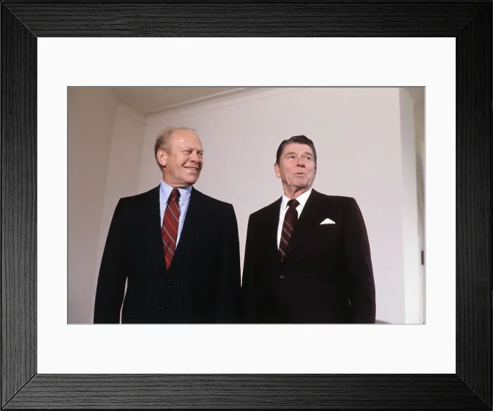 Framed Print : Ronald Reagan and Gerald Ford Framed Print : Ronald Reagan and Gerald Ford
