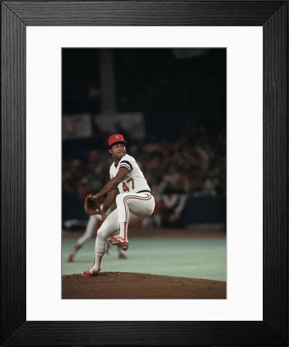 Framed Print : Joaquin Andujar in Pitching Action Framed Print : Joaquin Andujar in Pitching Action