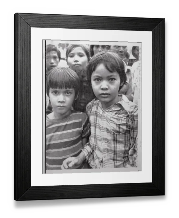 Framed Print : American-Vietnamese Boys Framed Print : American-Vietnamese Boys