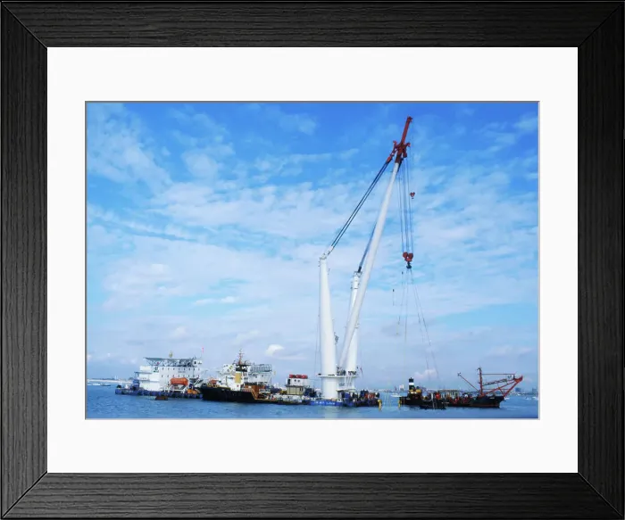 Framed Print : Crane Rig Raising Sunken Mary Rose Framed Print : Crane Rig Raising Sunken Mary Rose