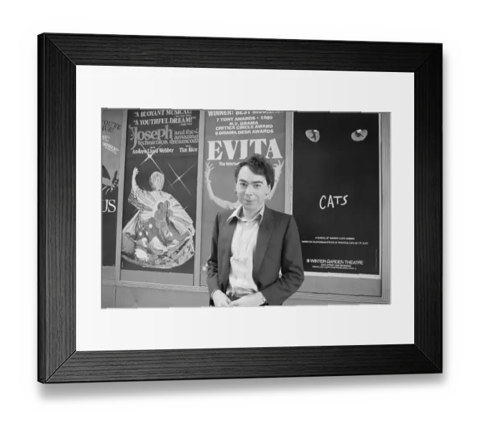 Framed Print : Andrew Lloyd Webber by Billboards Framed Print : Andrew Lloyd Webber by Billboards