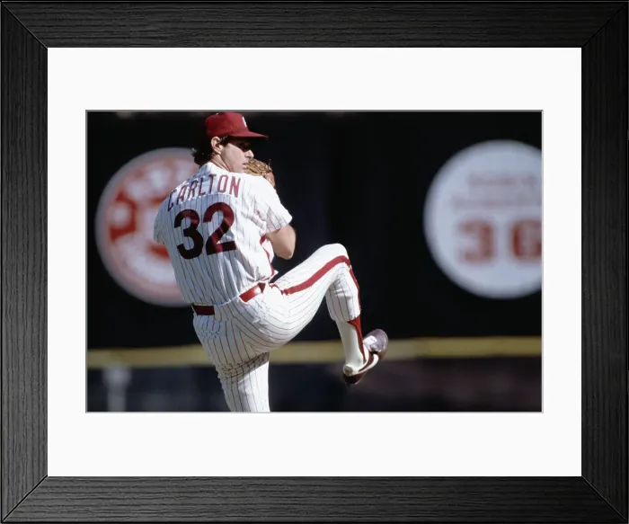 Framed Print : Steve Carlton Pitching