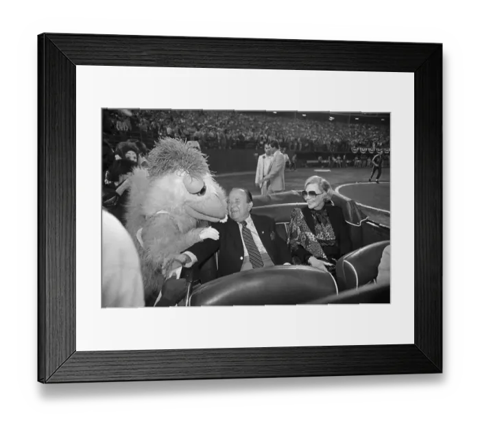 Framed Print : Ray and Joan Kroc Greeting San Diego Chicken Framed Print : Ray and Joan Kroc Greeting San Diego Chicken