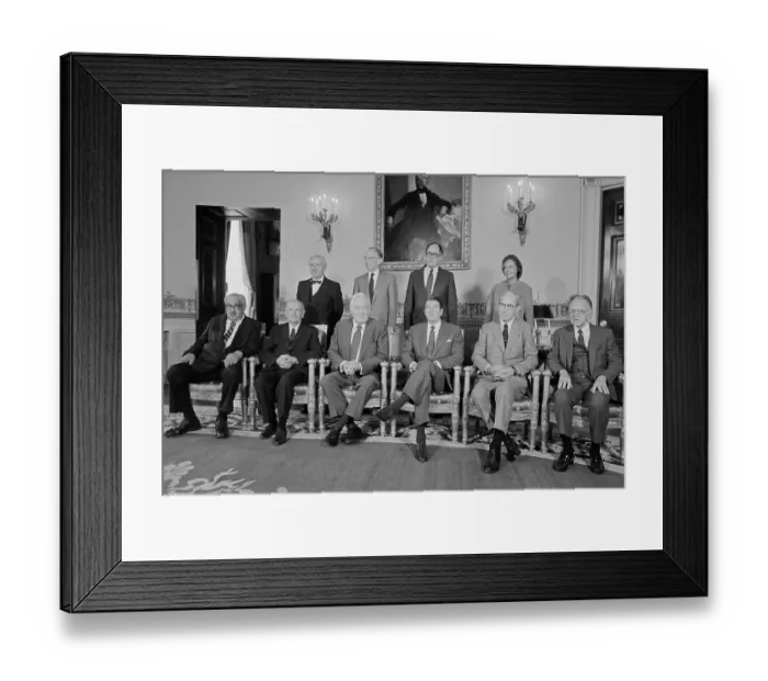 Framed Print : President Reagan with Supreme Court Justices Framed Print : President Reagan with Supreme Court Justices