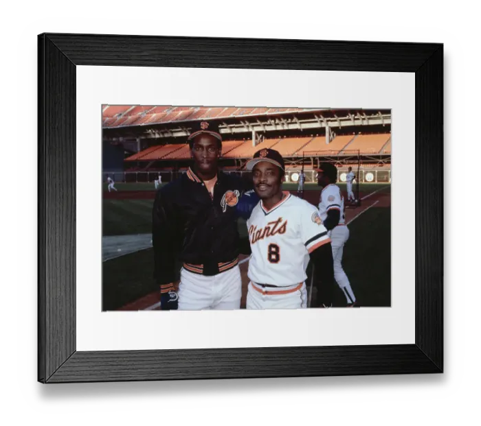 Framed Print : Portrait of Chili Davis and Joe Morgan Framed Print : Portrait of Chili Davis and Joe Morgan