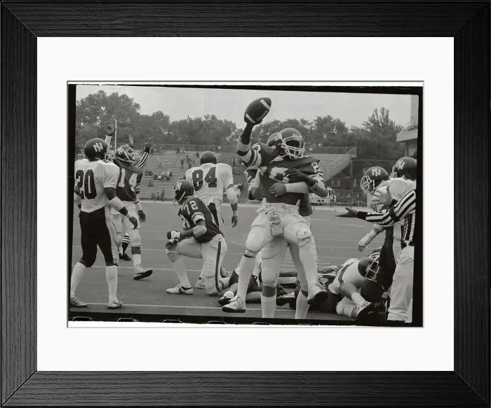 Framed Print : Football Players in Action Framed Print : Football Players in Action