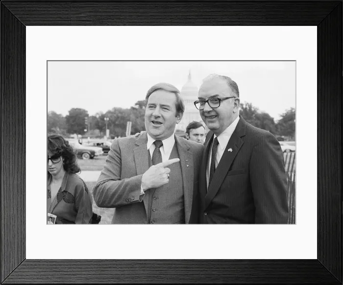 Framed Print : Senator Jesse Helms and Reverend Jerry Falwell Framed Print : Senator Jesse Helms and Reverend Jerry Falwell
