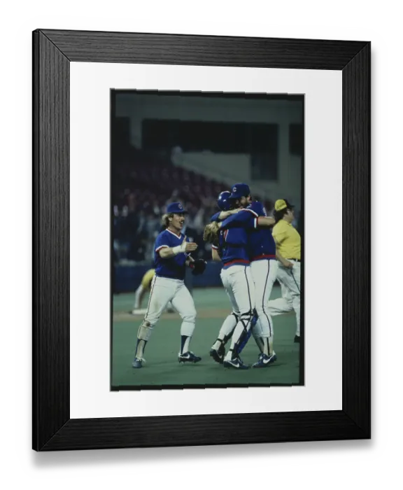 Framed Print : Jubilant Cubs on the Field After National League Win Framed Print : Jubilant Cubs on the Field After National League Win