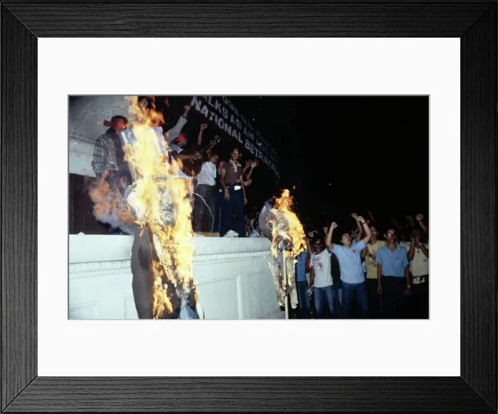 Framed Print : Burning Effigies Framed Print : Burning Effigies