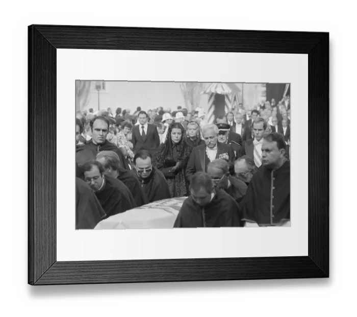 Framed Print : Funeral of Princess Grace Framed Print : Funeral of Princess Grace