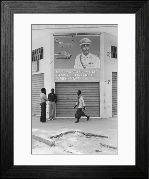 Framed Print : Siad Barre Poster Framed Print : Siad Barre Poster