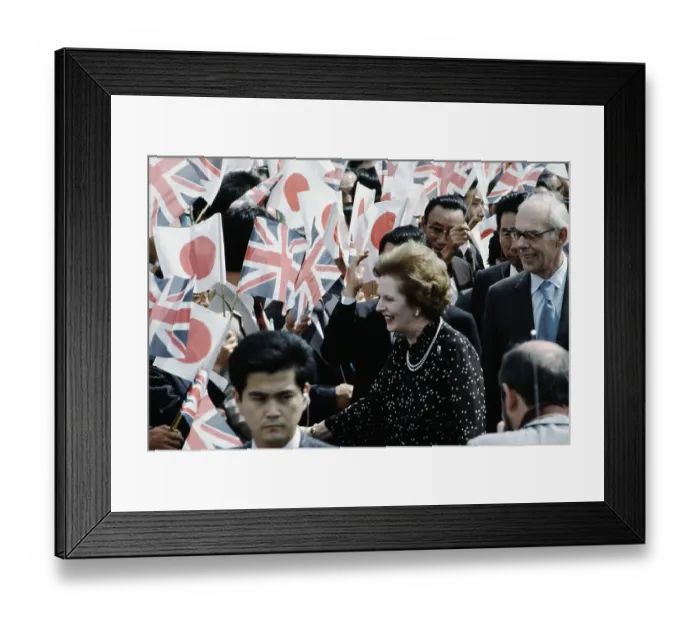 Framed Print : Margaret Thatcher at Welcoming Ceremony Framed Print : Margaret Thatcher at Welcoming Ceremony