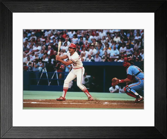 Framed Print : Keith Hernandez in Batting Position Framed Print : Keith Hernandez in Batting Position