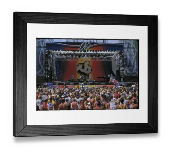 Framed Print : Crowd at US Festival Framed Print : Crowd at US Festival