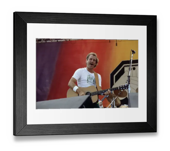 Framed Print : Jimmy Buffett at US Festival Framed Print : Jimmy Buffett at US Festival