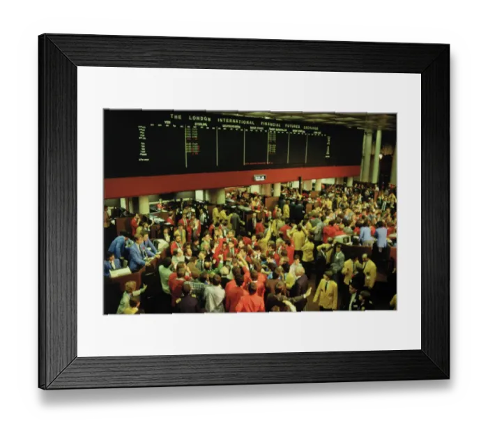 Framed Print : Interior of London Stock Exchange Framed Print : Interior of London Stock Exchange