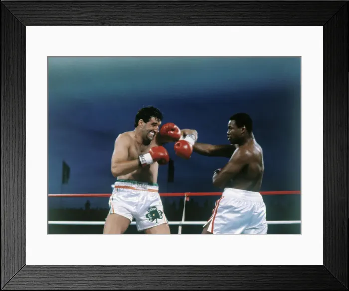Framed Print : Gerry Cooney and Larry Holmes During Boxing Action Framed Print : Gerry Cooney and Larry Holmes During Boxing Action
