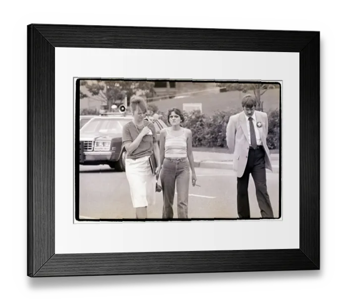 Framed Print : Sister of Gunman George M. Johnson