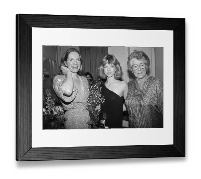 Framed Print : Liv Ullman and Family Backstage Framed Print : Liv Ullman and Family Backstage
