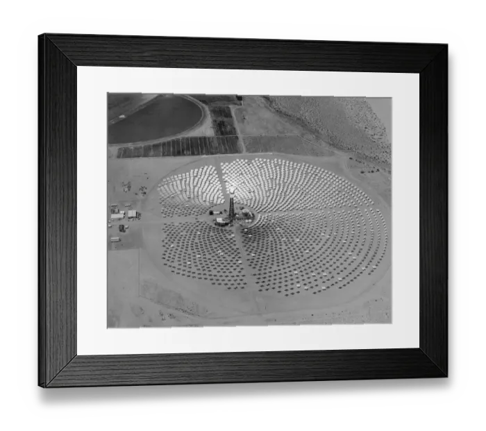 Framed Print : World's Largest Power Pilot Plant Framed Print : World's Largest Power Pilot Plant