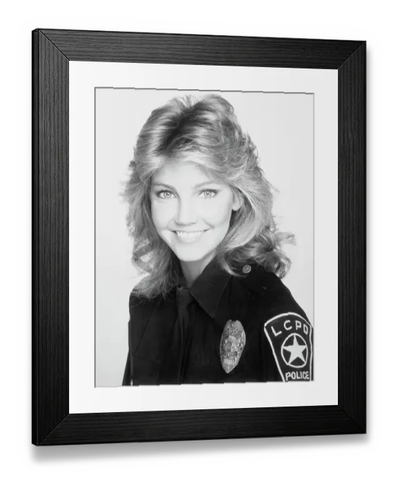 Framed Print : Portrait of Heather Locklear Framed Print : Portrait of Heather Locklear