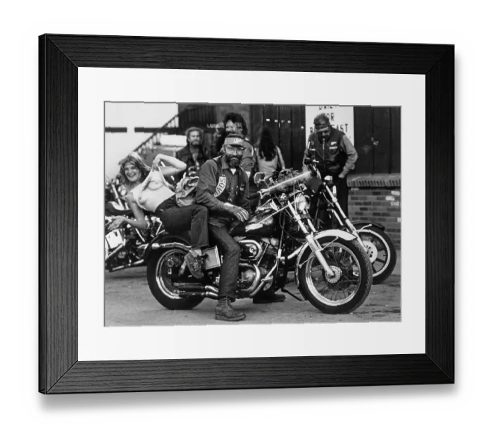 Framed Print : Hell's Angels in Sturgis, South Dakota Framed Print : Hell's Angels in Sturgis, South Dakota
