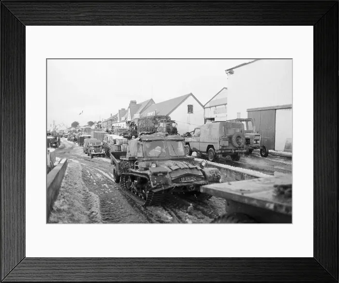 Framed Print : British Army Vehicles in the Falkland Islands Framed Print : British Army Vehicles in the Falkland Islands