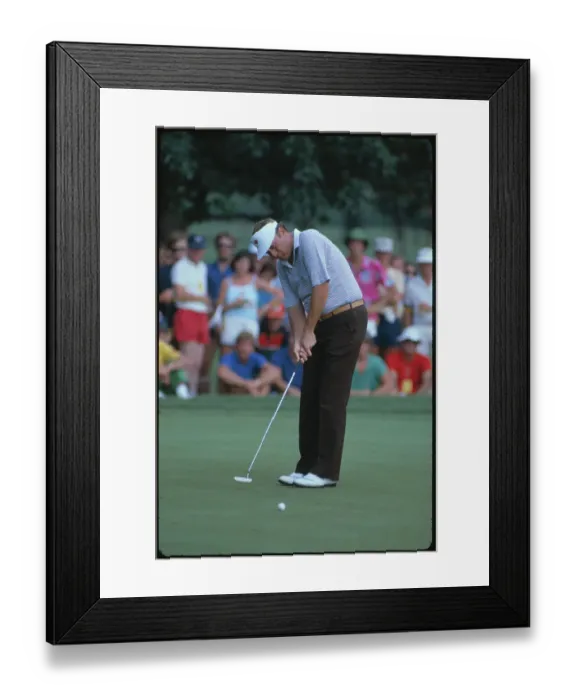 Framed Print : Ray Floyd Putting Framed Print : Ray Floyd Putting