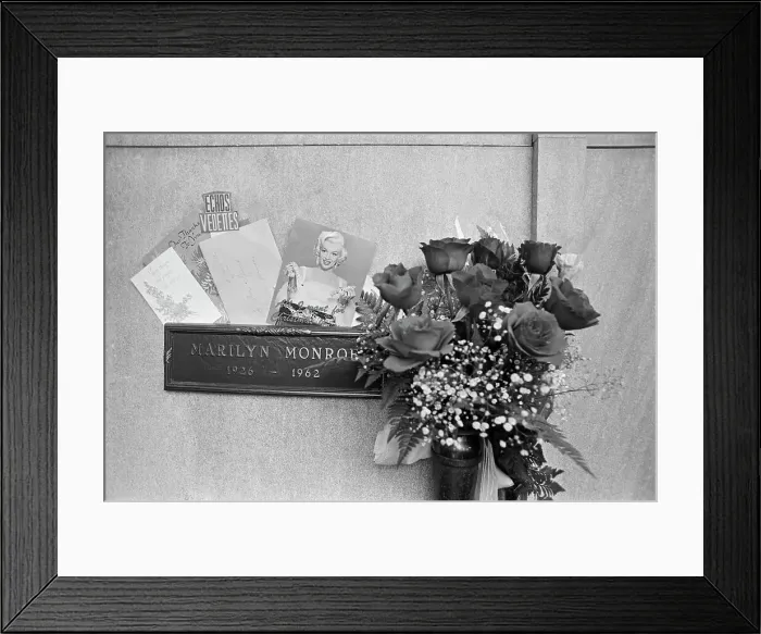 Framed Print : Marilyn Monroe's Crypt Framed Print : Marilyn Monroe's Crypt