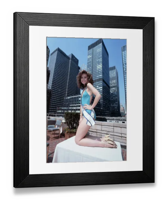 Framed Print : Miss Universe of 1982
