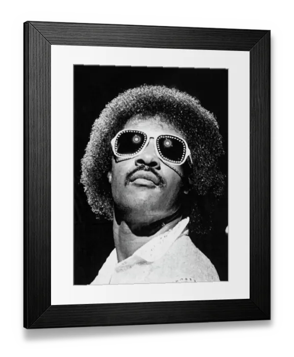 Framed Print : Singer Stevie Wonder Framed Print : Singer Stevie Wonder
