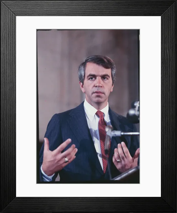 Framed Print : Portrait of Paul Tsongas Framed Print : Portrait of Paul Tsongas