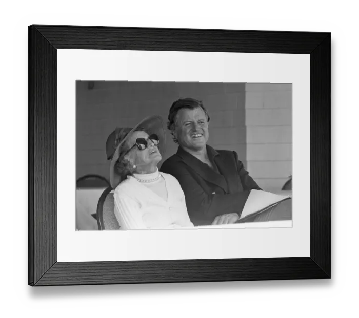 Framed Print : Rose And Edward Kennedy Seated Framed Print : Rose And Edward Kennedy Seated