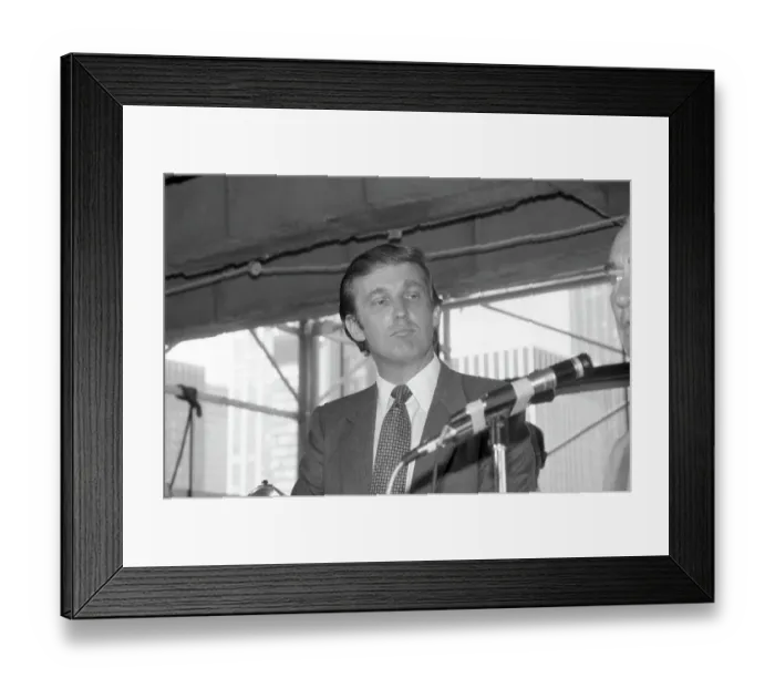Framed Print : Donald Trump Real Estate Developer