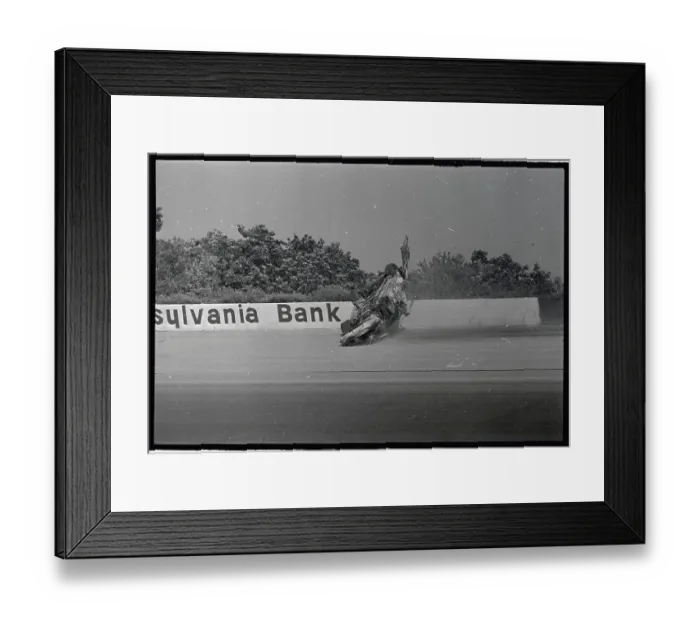 Framed Print : Dale Earnhardt in Tumbling Accident Framed Print : Dale Earnhardt in Tumbling Accident
