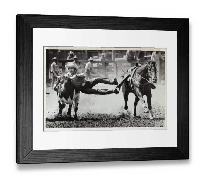 Framed Print : Rodeo Rider in Action Framed Print : Rodeo Rider in Action
