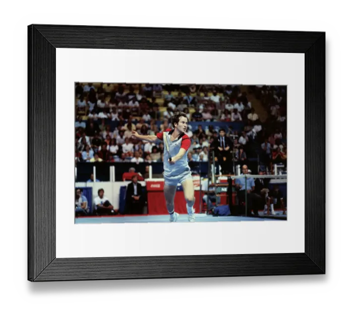 Framed Print : John McEnroe During Tennis Match Framed Print : John McEnroe During Tennis Match