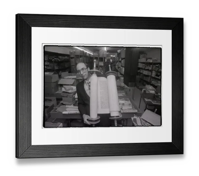 Framed Print : Rabbi Provides Mail Order Service Framed Print : Rabbi Provides Mail Order Service