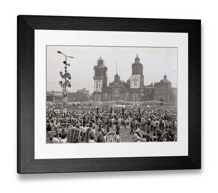 Framed Print : Institutional Revolutionary Party Rally Framed Print : Institutional Revolutionary Party Rally